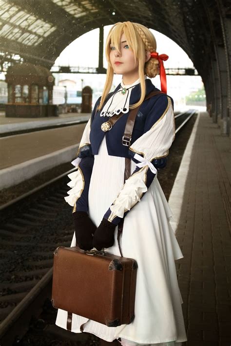 violet evergarden costume|FCCAM Violet Evergarden Cosplay Costume Womens Anime。